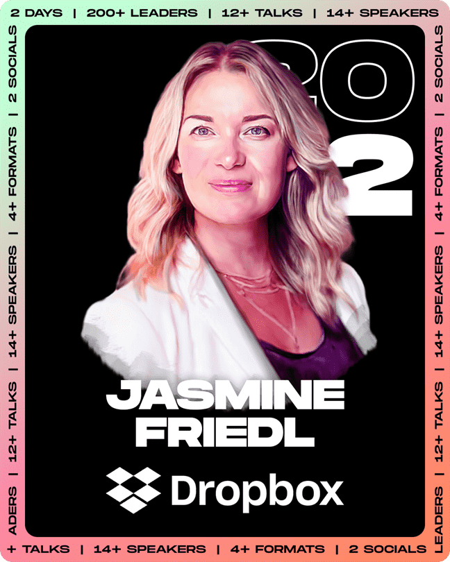 Design Leadership Summit 2022 Jasmine Friedl, DropBox